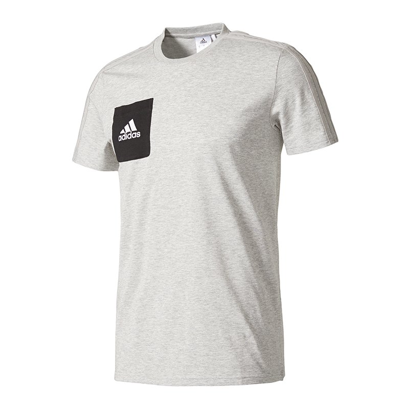 adidas Tee Tiro 17 | grau schwarz | T-Shirt | Trainingsshirt | Sport ...