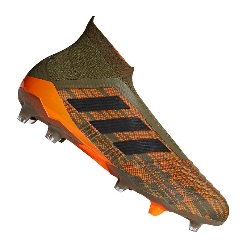 adidas Predator 18+ FG Grün Orange | | Fussballschuh ...