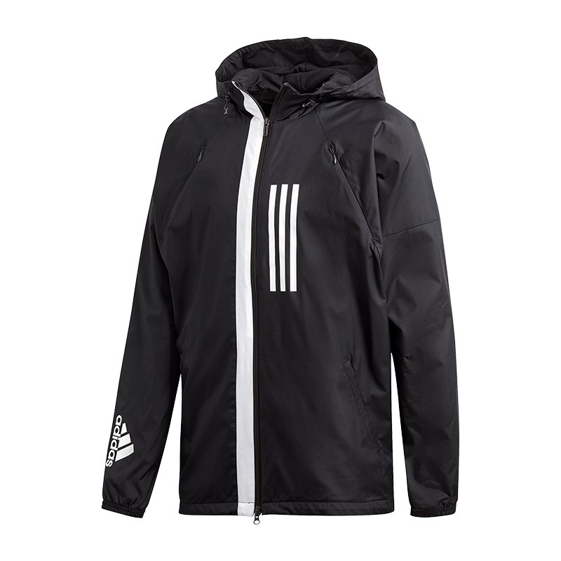 adidas Wind Fleece Jacket Jacke Schwarz schwarz