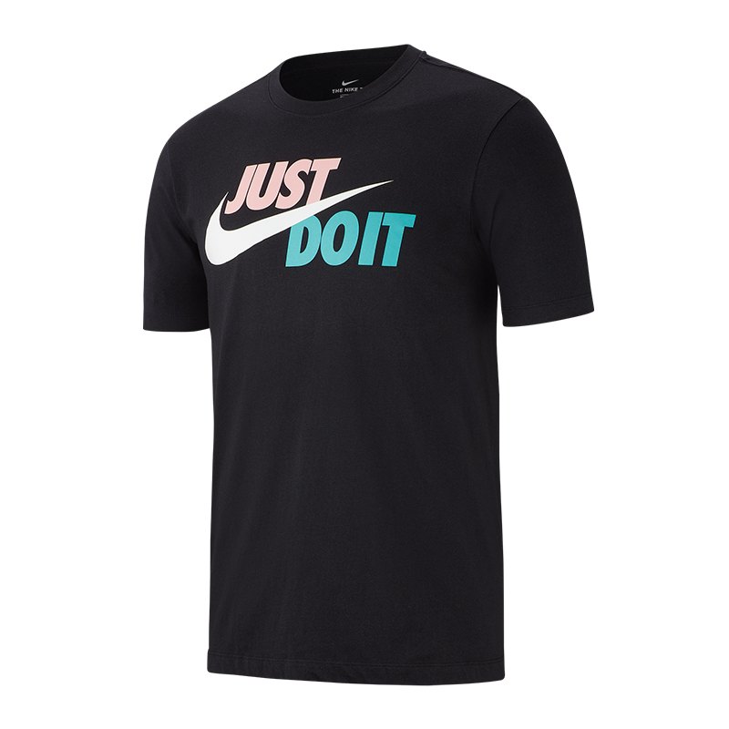 Nike Just Do It Swoosh T-Shirt Schwarz F013 Schwarz
