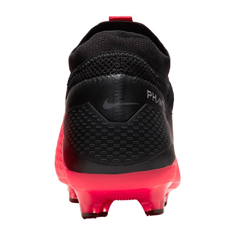 Junior Nike Phantom Vision 2 Academy FG Crimson Black Boots
