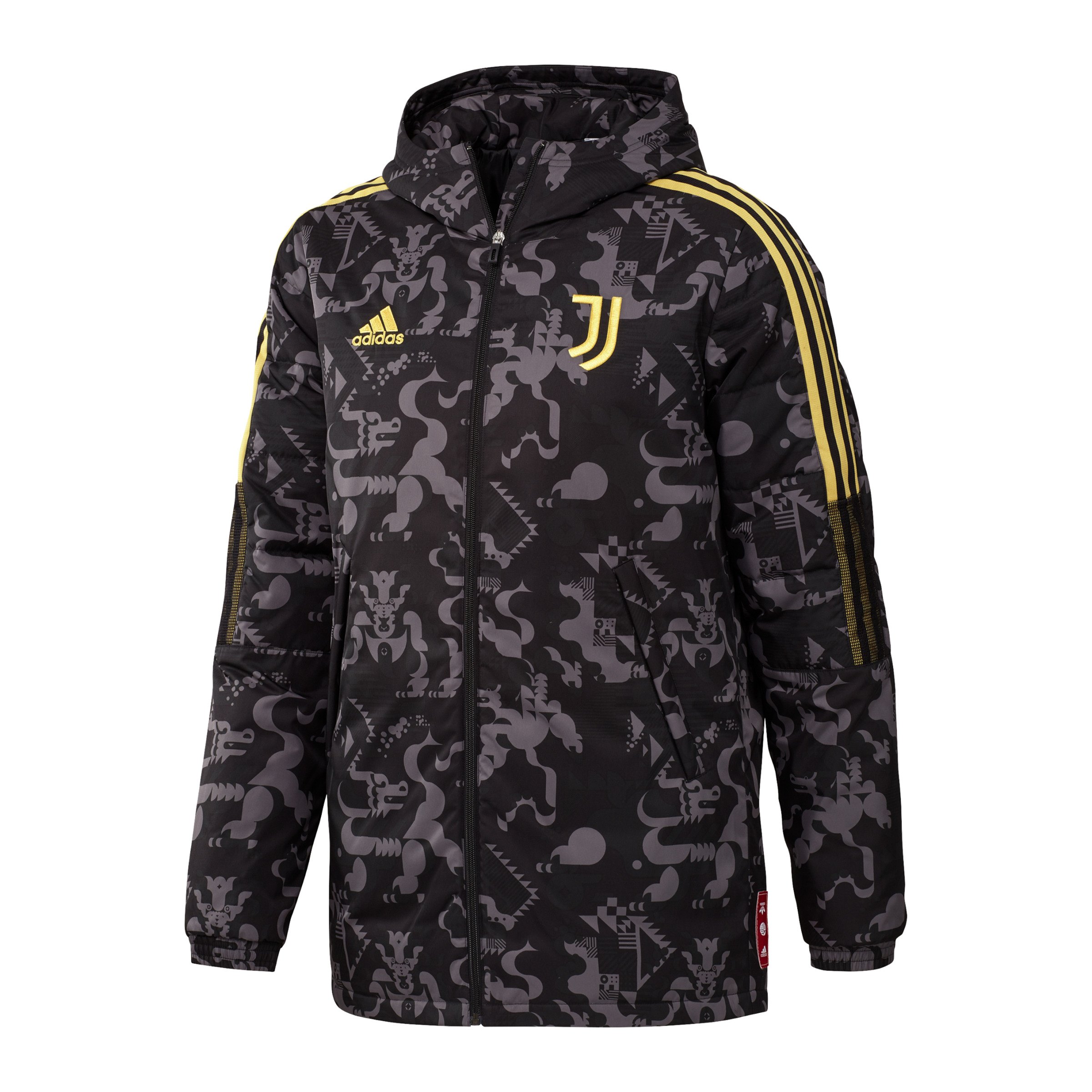 adidas Juventus Turin CNY Jacke Schwarz schwarz