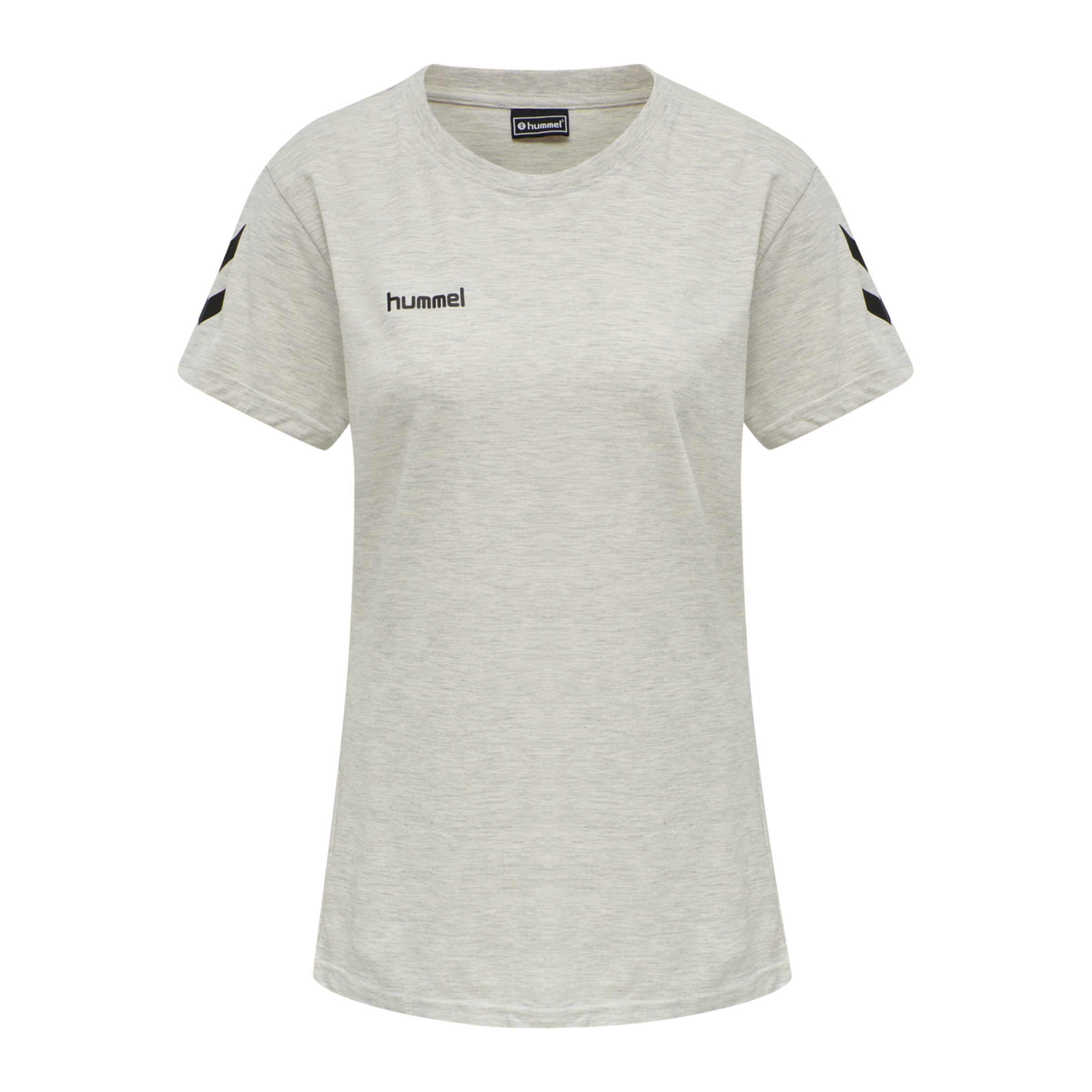 Hummel Cotton T-Shirt Damen F9158 Grau beige