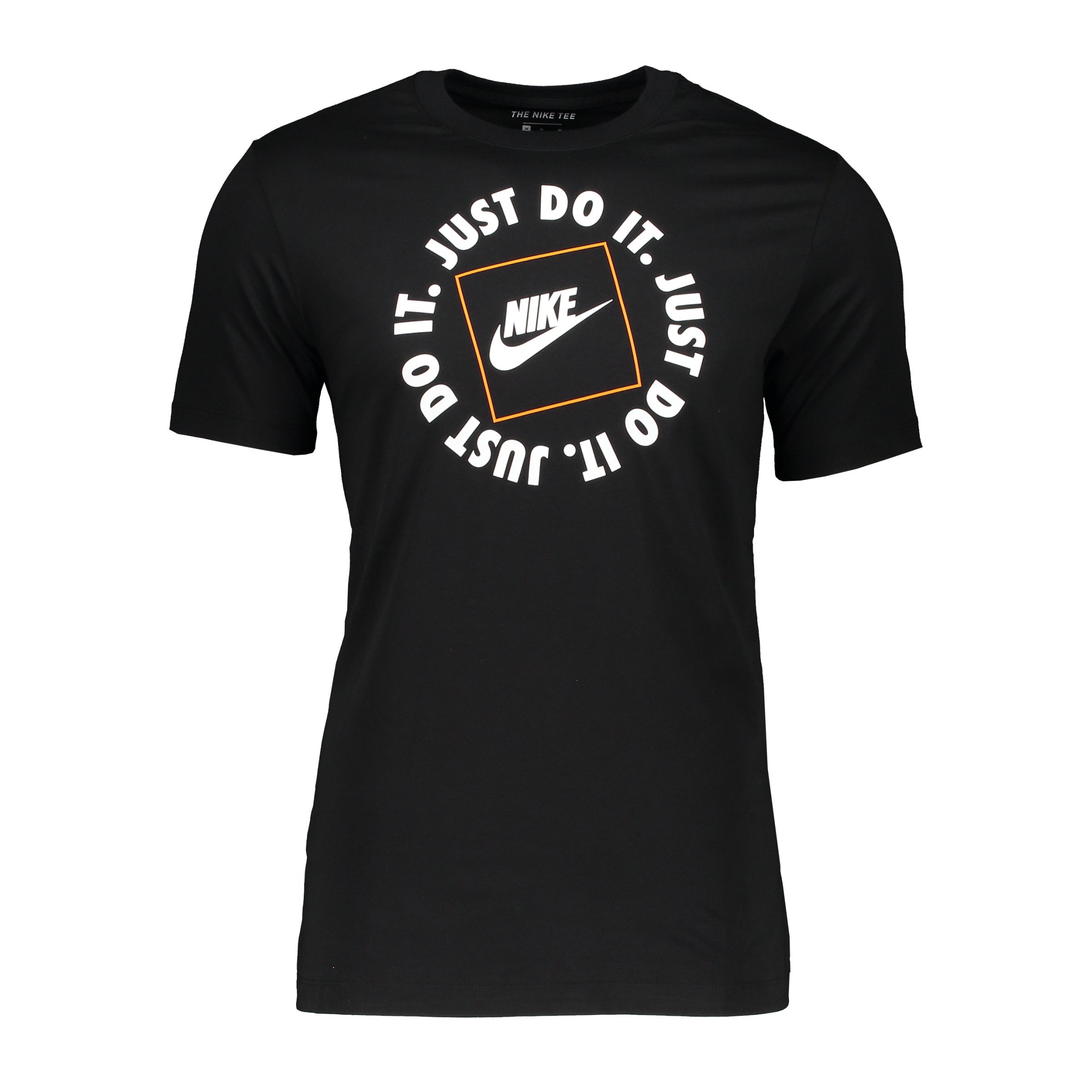 Nike Just Do It HBR T-Shirt Schwarz Weiss F010 schwarz
