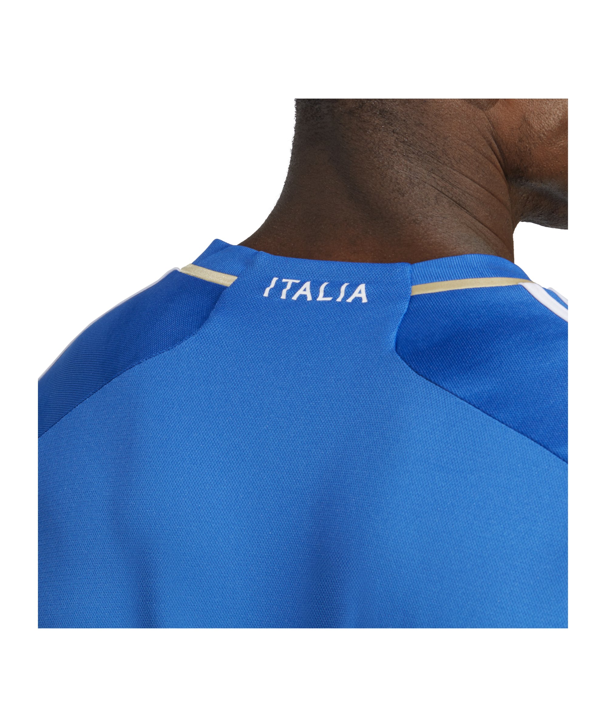 adidas Italien Trikot langarm Home EM 2024 Blau blau