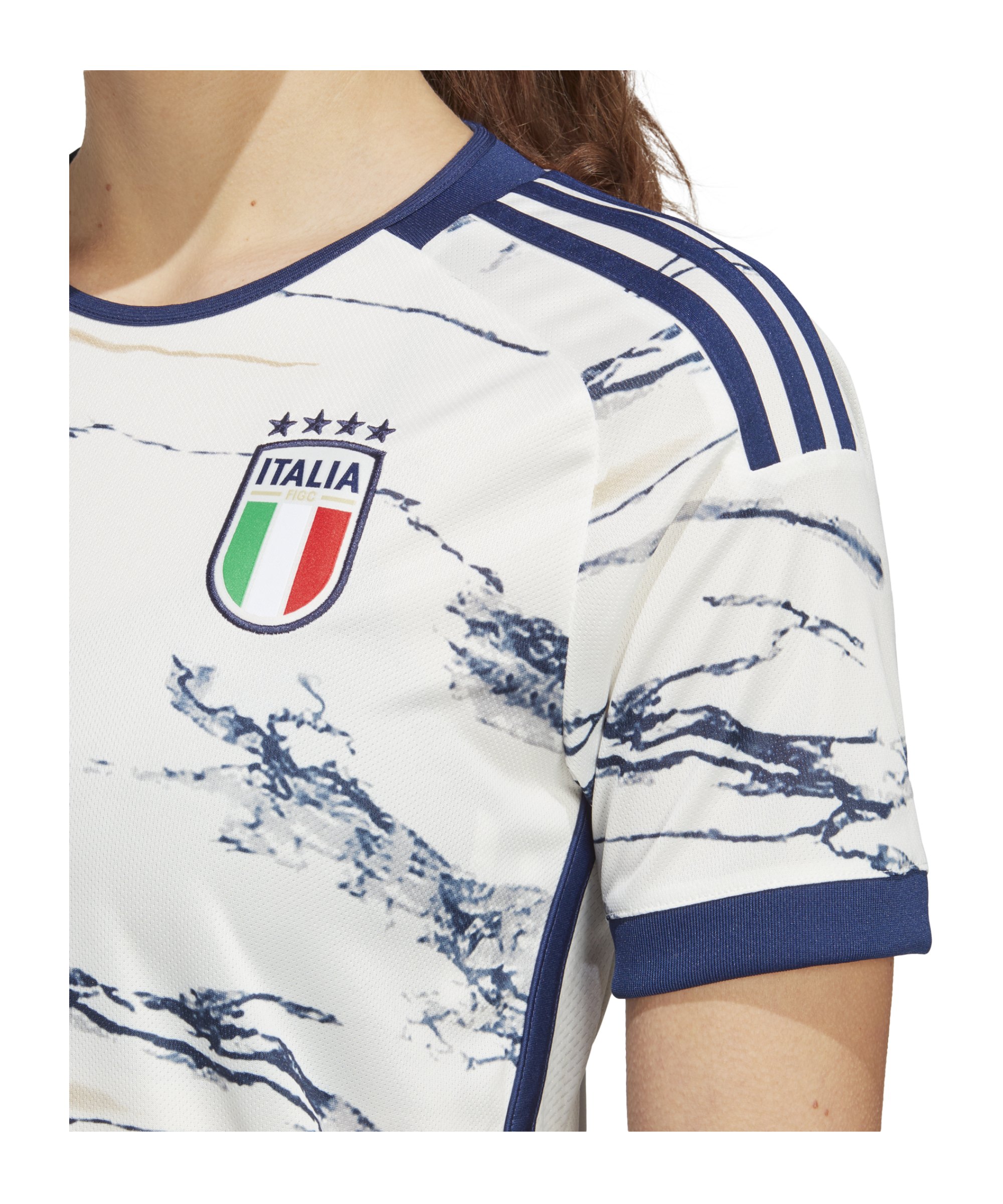 adidas Italien Trikot Away EM 2024 Damen Weiss weiss