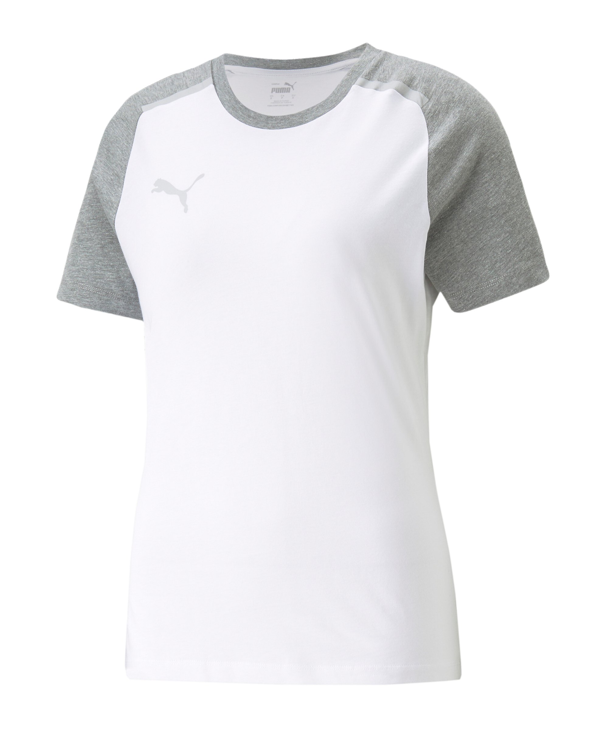 PUMA teamCUP weiss Damen Casuals F04 T-Shirt Weiss