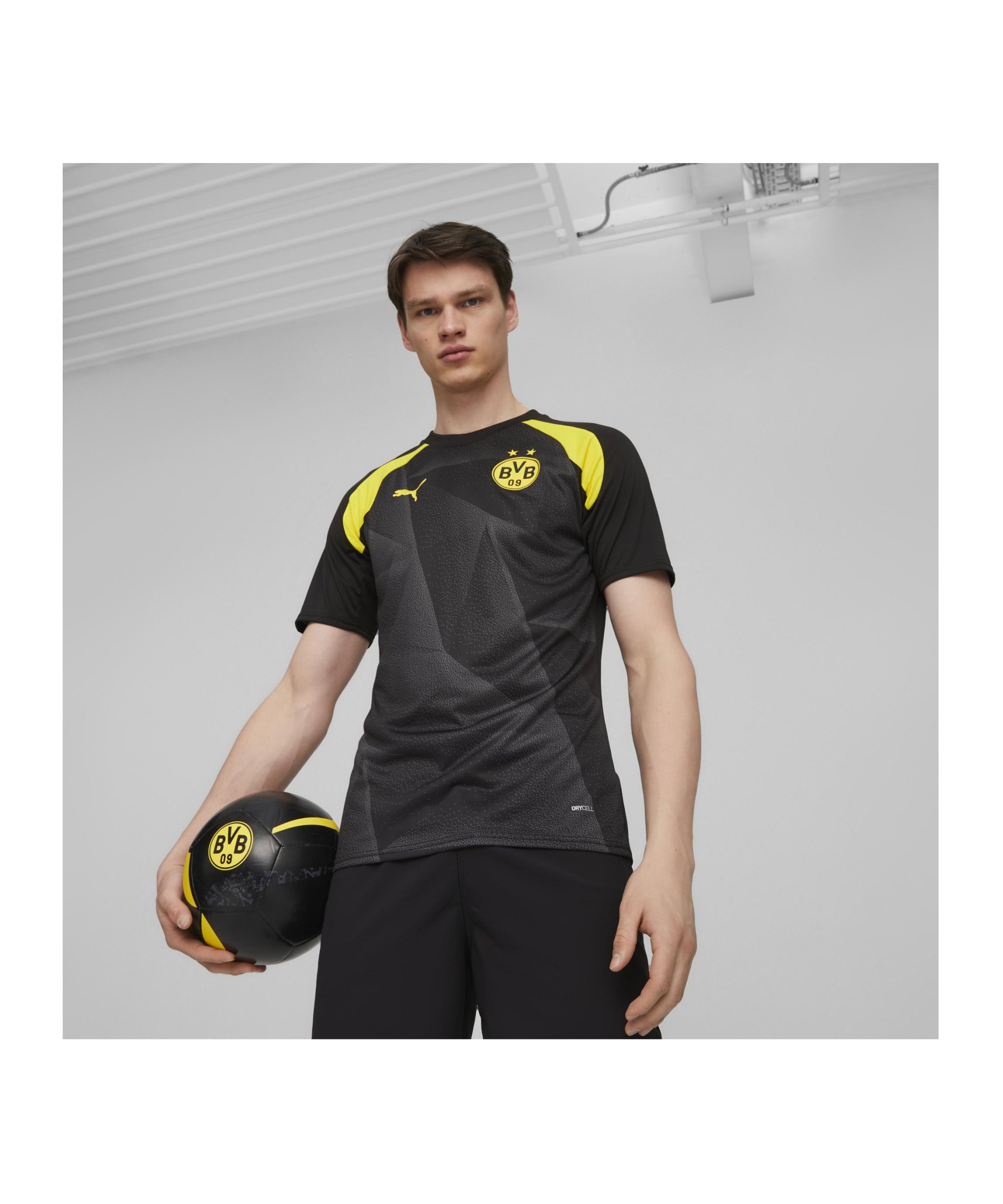 Puma Bvb Dortmund Prematch Shirt 20232024 Schwarz