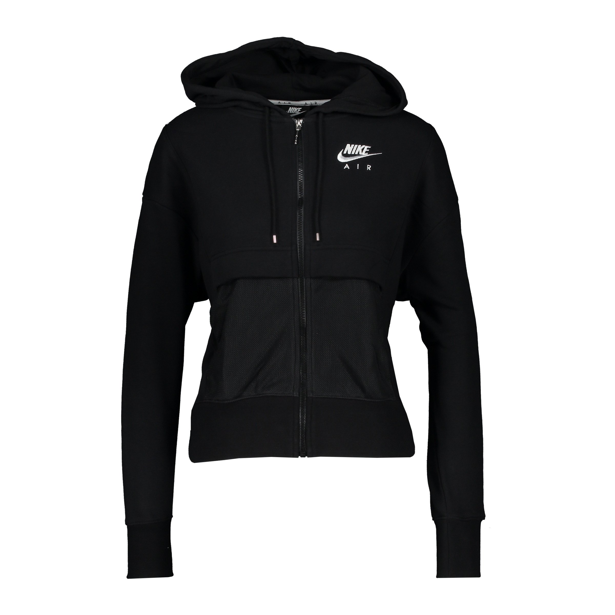 Nike Air Kapuzenjacke Damen Schwarz Weiss F010 Schwarz