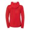 Kempa Player Kapuzenjacke Damen Rot Weiss F03 | - rot