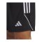 adidas Tiro 23 Short Schwarz Weiss - schwarz