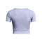 Under Armour Motion Crossover Crop T-Shirt Damen - lila