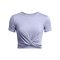 Under Armour Motion Crossover Crop T-Shirt Damen - lila