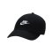 Nike Club Unstructured Futura Wash Cap Schwarz - schwarz