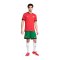 Nike Portugal Short Home EM 2024 Grün F302 - gruen