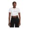 Nike Essential SLM Crop T-Shirt Damen Weiss F100 - weiss